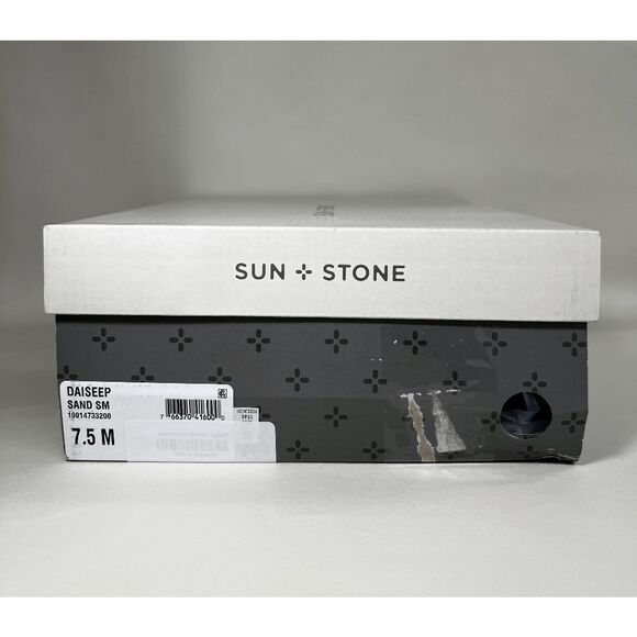 Sun + Stone Daisee Women's Platform Block Heels - Sand Smooth 7.5M - Picture 9 of 10